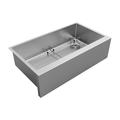 Elkay 16 Gauge SS 35-7/8" x 20-1/4" x 9" Sgl Bowl Tall Farmhouse Sink Kit EFRUFF3417RDBG